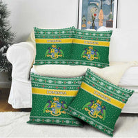 Dominica Christmas Pillow Cover Coat of Arms Style - Wonder Print Shop
