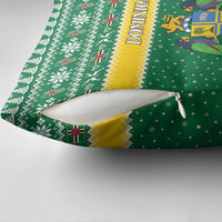 Dominica Christmas Pillow Cover Coat of Arms Style - Wonder Print Shop