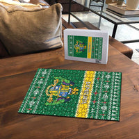 Dominica Christmas Puzzle Coat of Arms Style - Wonder Print Shop