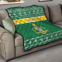 Dominica Christmas Quilt Coat of Arms Style - Wonder Print Shop