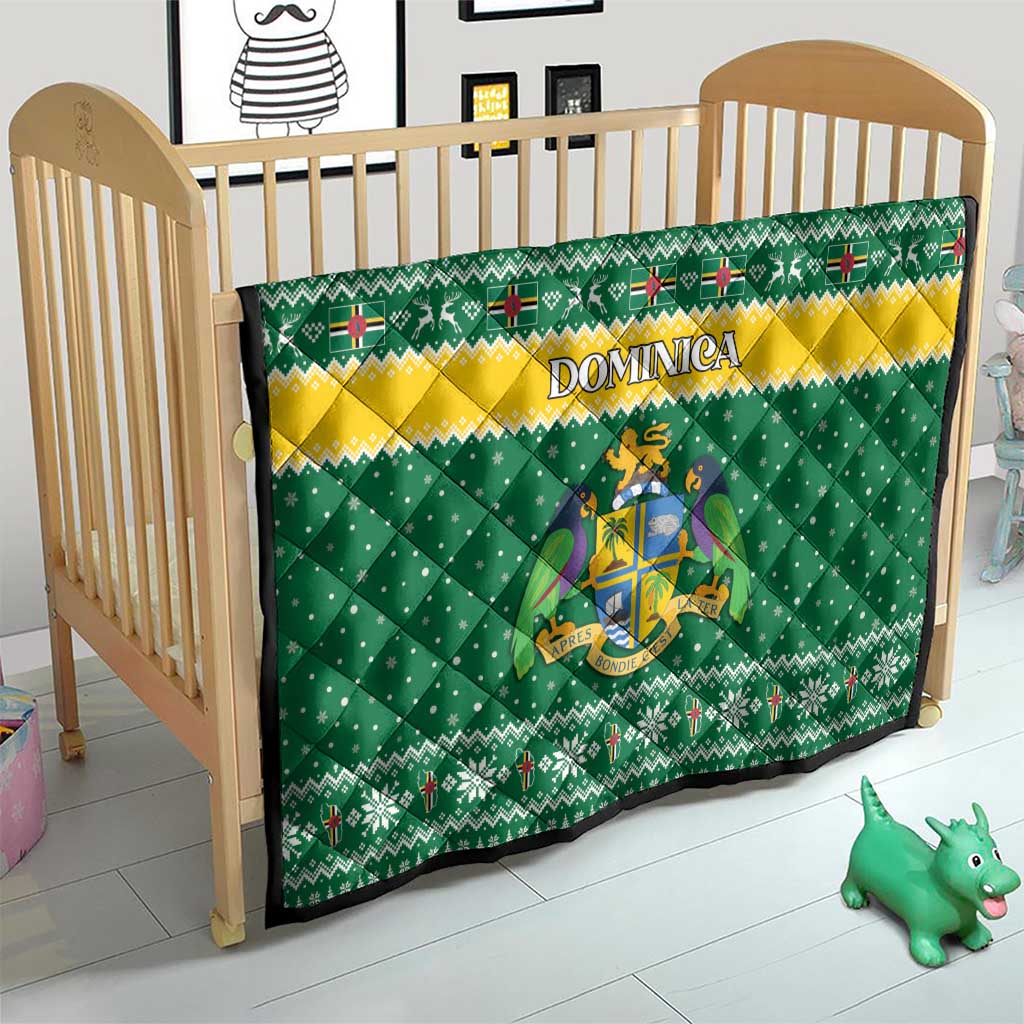 Dominica Christmas Quilt Coat of Arms Style - Wonder Print Shop