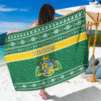 Dominica Christmas Sarong Coat of Arms Style - Wonder Print Shop