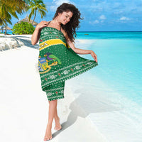 Dominica Christmas Sarong Coat of Arms Style - Wonder Print Shop