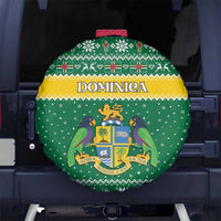 Dominica Christmas Spare Tire Cover Coat of Arms Style - Wonder Print Shop