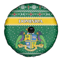 Dominica Christmas Spare Tire Cover Coat of Arms Style - Wonder Print Shop