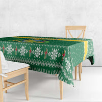 Dominica Christmas Tablecloth Coat of Arms Style - Wonder Print Shop