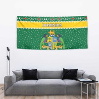 Dominica Christmas Tapestry Coat of Arms Style - Wonder Print Shop