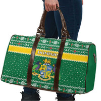 Dominica Christmas Travel Bag Coat of Arms Style - Wonder Print Shop