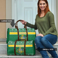 Dominica Christmas Travel Bag Coat of Arms Style - Wonder Print Shop
