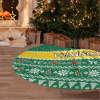 Dominica Christmas Tree Skirt Coat of Arms Style - Wonder Print Shop