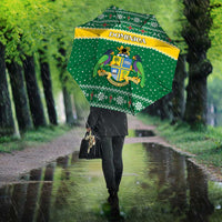 Dominica Christmas Umbrella Coat of Arms Style - Wonder Print Shop