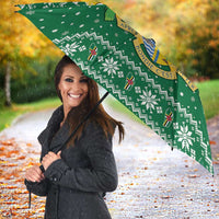 Dominica Christmas Umbrella Coat of Arms Style - Wonder Print Shop