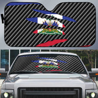 Haiti Beast Auto Sun Shade Ripped Flag Graphic - Wonder Print Shop