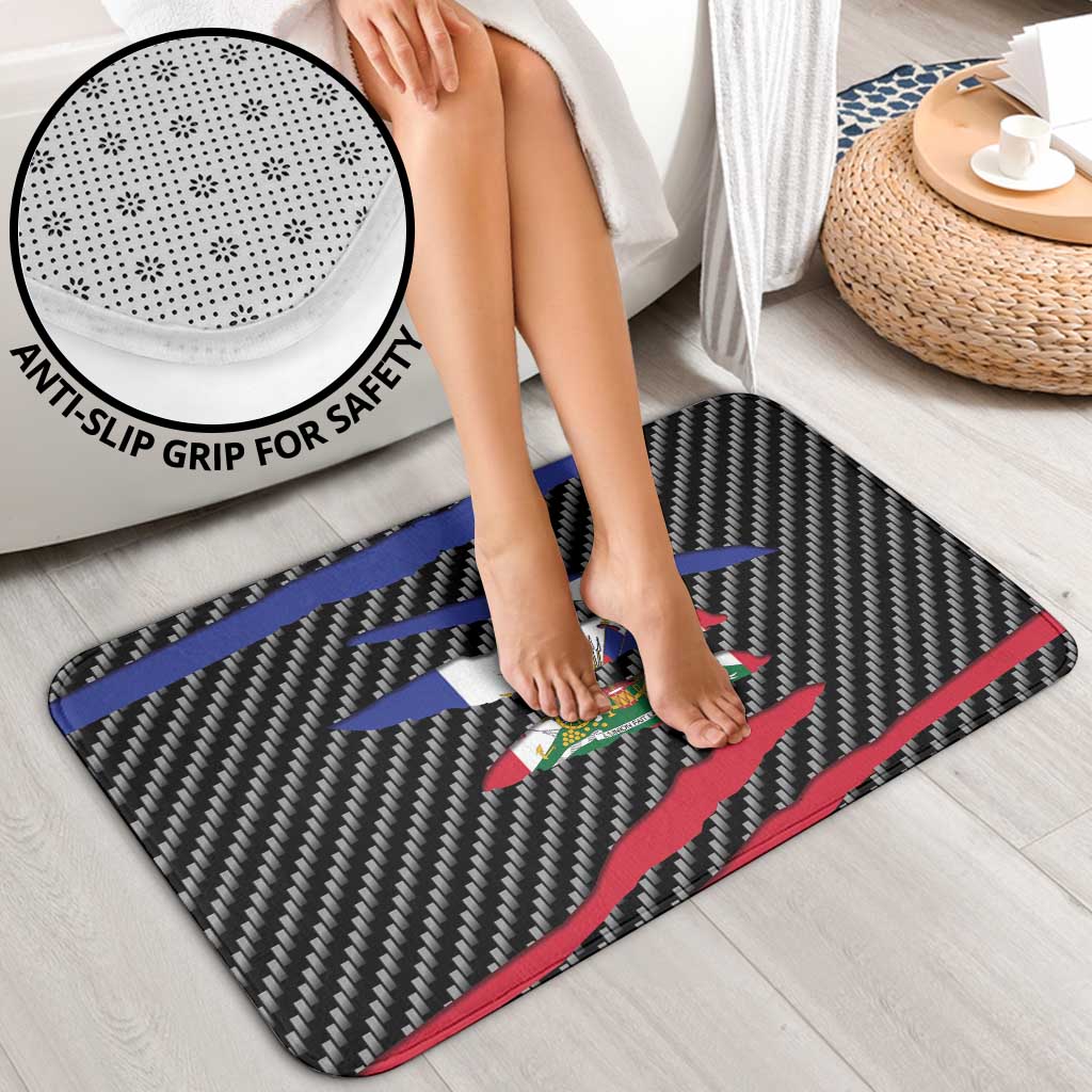 Haiti Beast Bathroom Set Ripped Flag Graphic - Wonder Print Shop