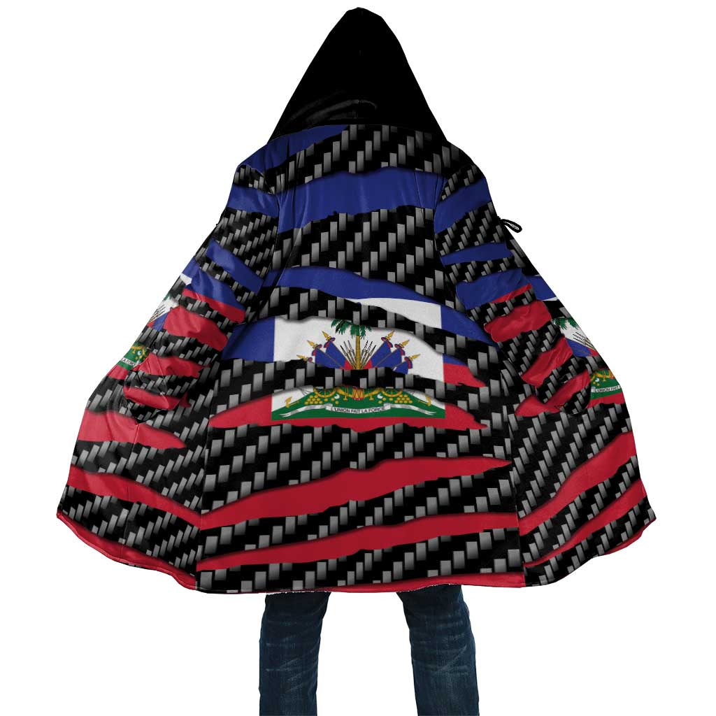 Haiti Beast Cloak Ripped Flag Graphic - Wonder Print Shop
