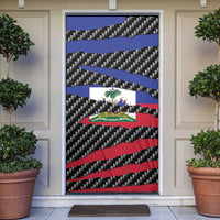 Haiti Beast Door Cover Ripped Flag Graphic - Wonder Print Shop