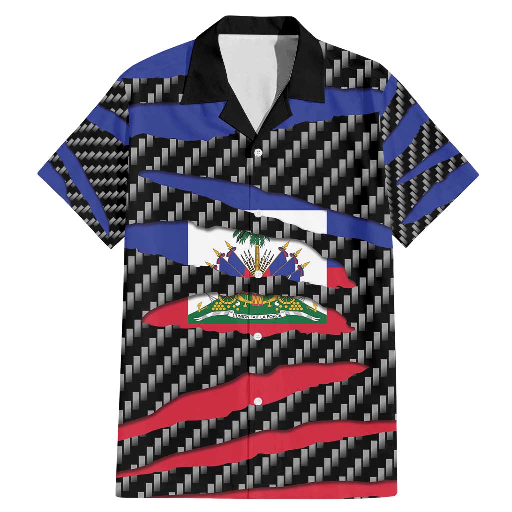 Haiti Beast Family Matching Mermaid Dress and Hawaiian Shirt Ripped Flag Graphic - Wonder Print Shop