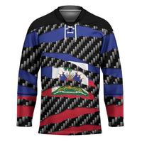 Haiti Beast Hockey Jersey Ripped Flag Graphic - Wonder Print Shop