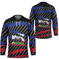 Haiti Beast Hockey Jersey Ripped Flag Graphic - Wonder Print Shop