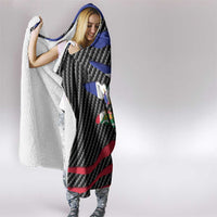 Haiti Beast Hooded Blanket Ripped Flag Graphic - Wonder Print Shop