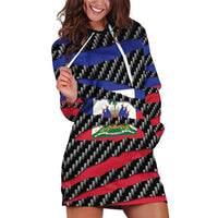 Haiti Beast Hoodie Dress Ripped Flag Graphic - Wonder Print Shop
