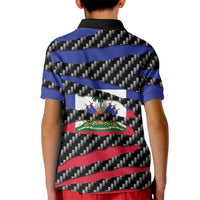 Haiti Beast Kid Polo Shirt Ripped Flag Graphic - Wonder Print Shop