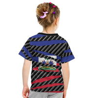 Haiti Beast Kid T Shirt Ripped Flag Graphic - Wonder Print Shop