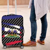 Haiti Beast Luggage Cover Ripped Flag Graphic - Wonder Print Shop