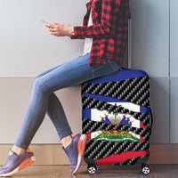 Haiti Beast Luggage Cover Ripped Flag Graphic - Wonder Print Shop