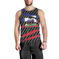 Haiti Beast Men Tank Top Ripped Flag Graphic - Wonder Print Shop