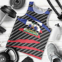 Haiti Beast Men Tank Top Ripped Flag Graphic - Wonder Print Shop