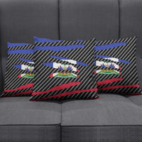 Haiti Beast Pillow Cover Ripped Flag Graphic - Wonder Print Shop
