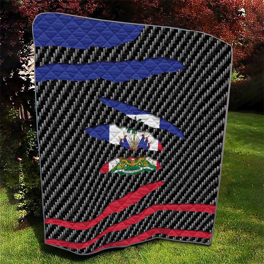 Haiti Beast Quilt Ripped Flag Graphic - Wonder Print Shop