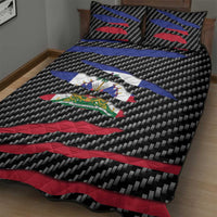 Haiti Beast Quilt Bed Set Ripped Flag Graphic - Wonder Print Shop