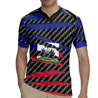 Haiti Beast Rugby Jersey Ripped Flag Graphic - Wonder Print Shop