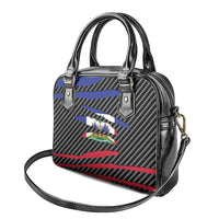 Haiti Beast Shoulder Handbag Ripped Flag Graphic - Wonder Print Shop