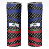 Haiti Beast Skinny Tumbler Ripped Flag Graphic - Wonder Print Shop
