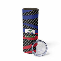 Haiti Beast Skinny Tumbler Ripped Flag Graphic - Wonder Print Shop