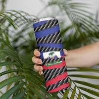 Haiti Beast Skinny Tumbler Ripped Flag Graphic - Wonder Print Shop