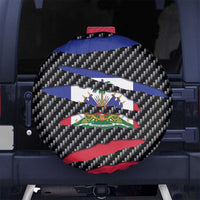 Haiti Beast Spare Tire Cover Ripped Flag Graphic - Wonder Print Shop