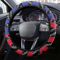 Haiti Beast Steering Wheel Cover Ripped Flag Graphic - Wonder Print Shop