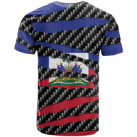 Haiti Beast T Shirt Ripped Flag Graphic - Wonder Print Shop