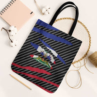 Haiti Beast Tote Bag Ripped Flag Graphic - Wonder Print Shop