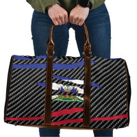 Haiti Beast Travel Bag Ripped Flag Graphic - Wonder Print Shop