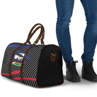 Haiti Beast Travel Bag Ripped Flag Graphic - Wonder Print Shop