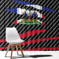 Haiti Beast Window Curtain Ripped Flag Graphic - Wonder Print Shop