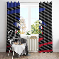 Haiti Beast Window Curtain Ripped Flag Graphic - Wonder Print Shop