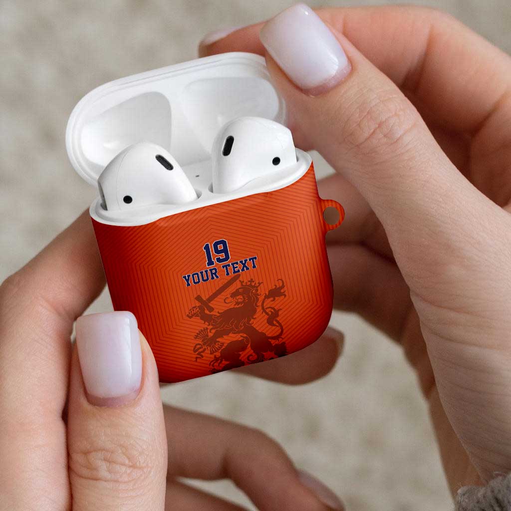 Custom World Football 2026 Netherlands AirPods Case Holland Oranje Dutch Lion - Wonder Print Shop