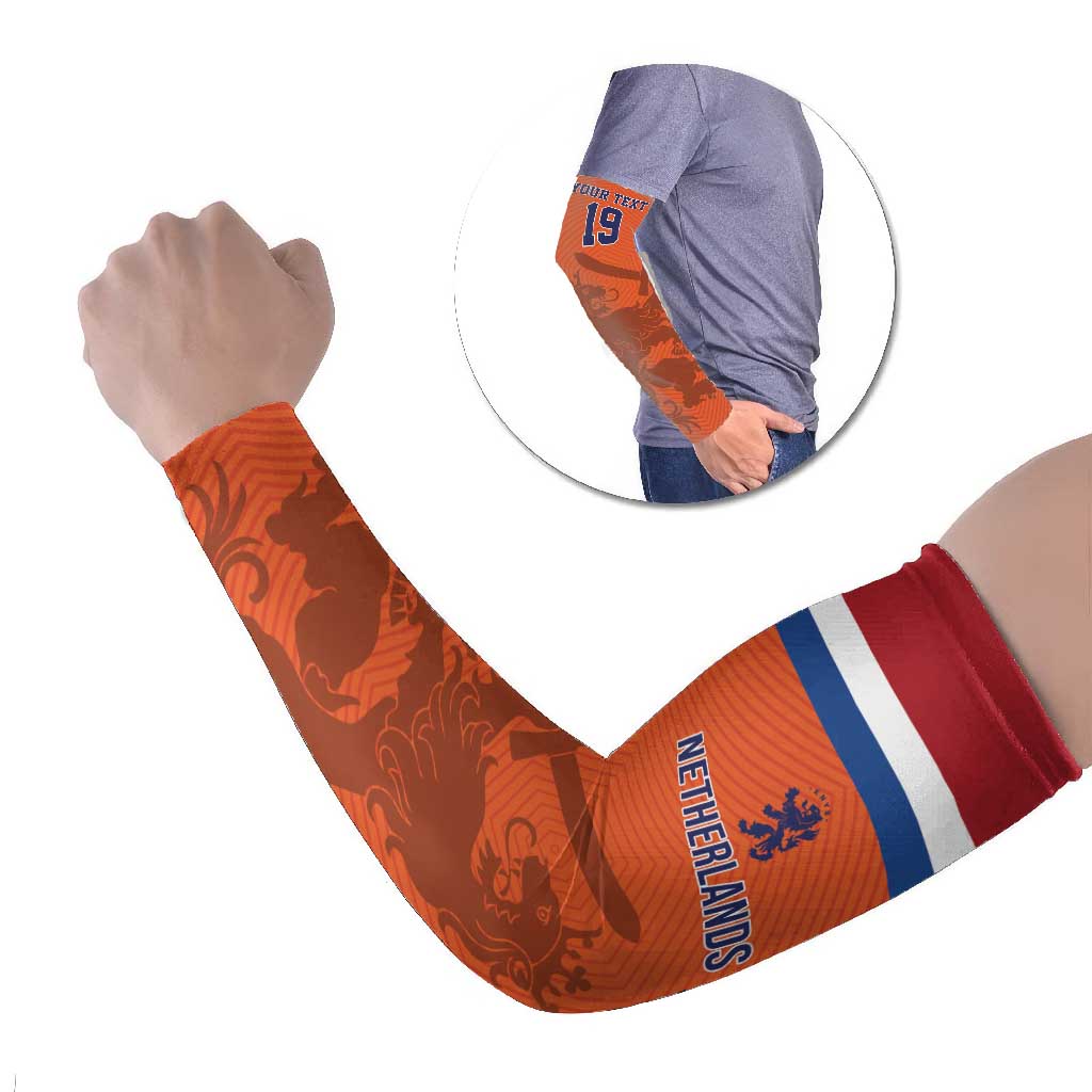 Custom World Football 2026 Netherlands Arm Sleeves Holland Oranje Dutch Lion - Wonder Print Shop