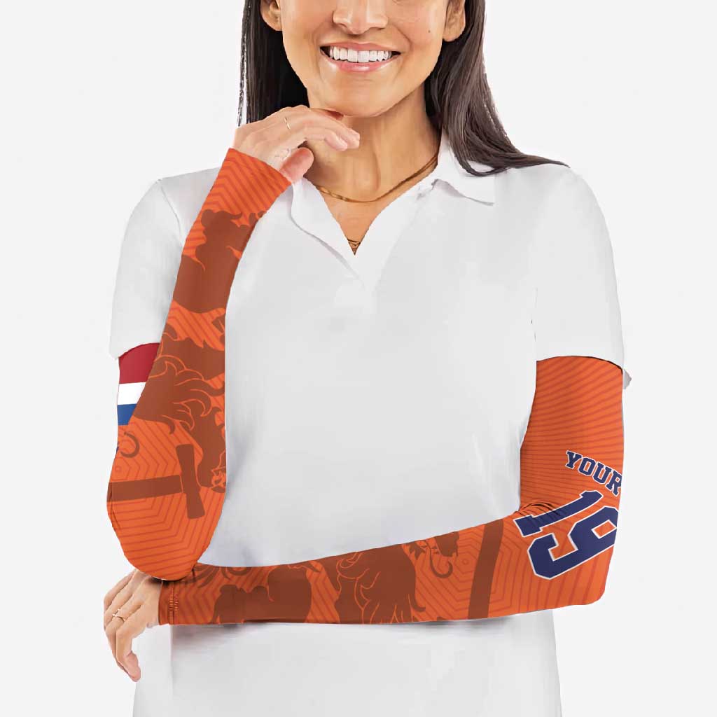 Custom World Football 2026 Netherlands Arm Sleeves Holland Oranje Dutch Lion - Wonder Print Shop